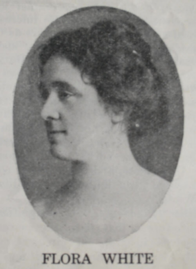 MISS FLORA WHITE (1860 - 1948) 